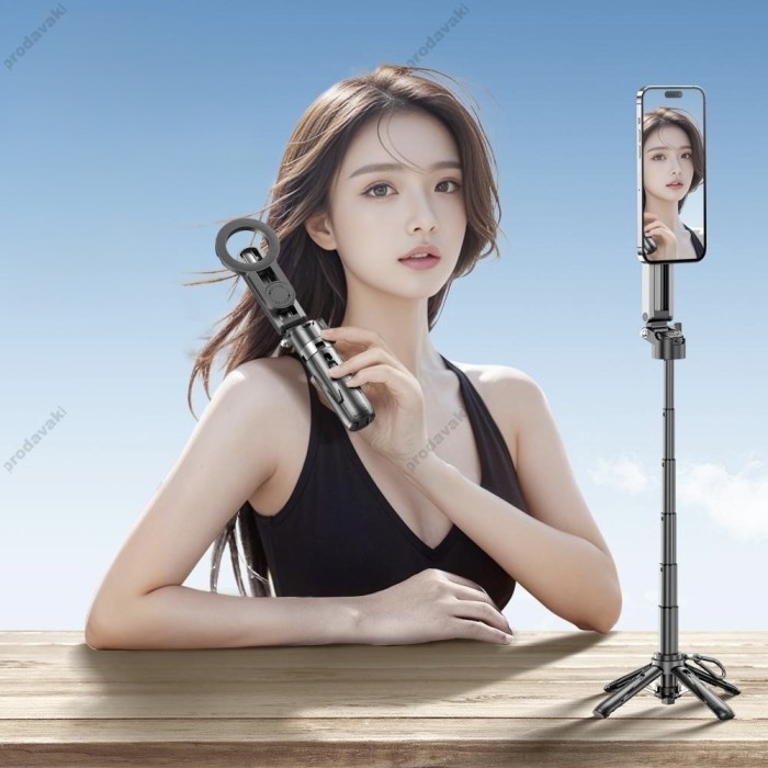 Монопод-трипод CH P15 mini Magnetic multifunctional 0.47m Black