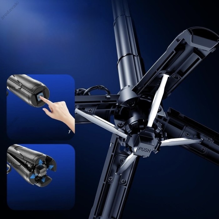 Монопод-трипод CH P15 mini Magnetic multifunctional 0.47m Black