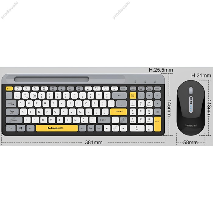 Комп'ютерна Клавіатура та миша K-snake K100 Bluetooth