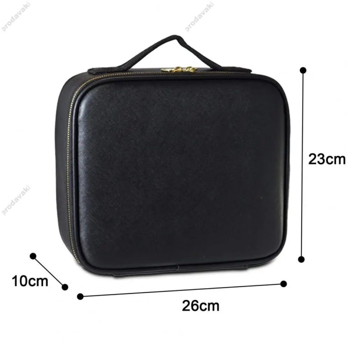 Дзеркало з LED підсвічуванням CH Cosmetic bag Black