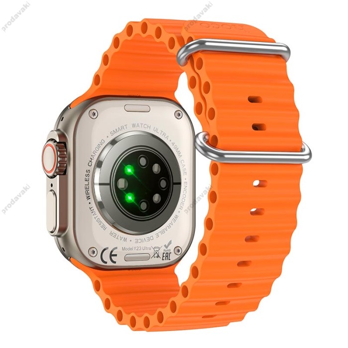 Смарт-годинник HOCO Y23 Ultra Smart sports watch (call version) Titanium Gold