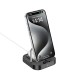 Бездротовий зарядний пристрій Hoco CQ16B Astute 2-in-1 desktop charger Black