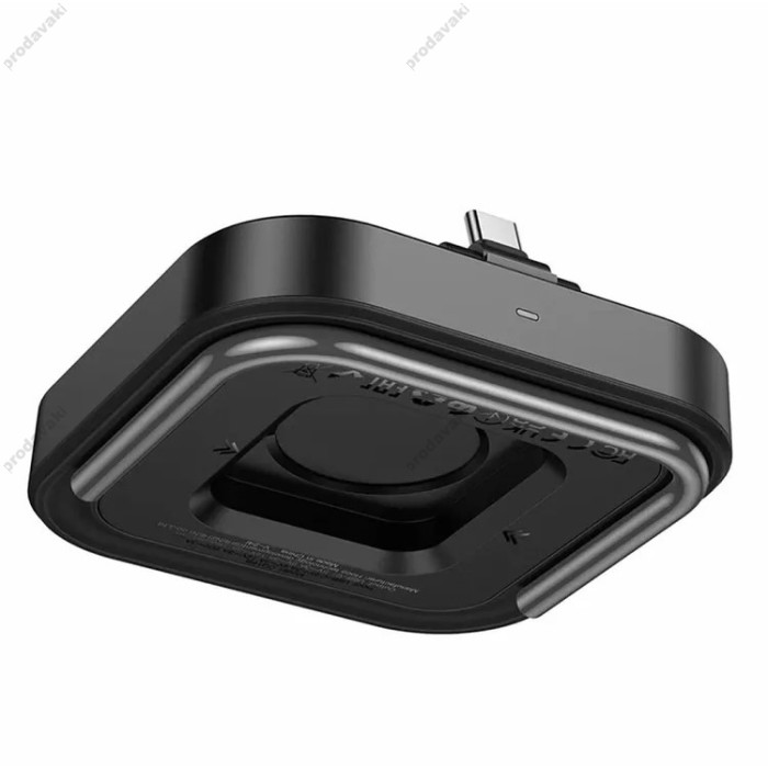 Бездротовий зарядний пристрій Hoco CQ16B Astute 2-in-1 desktop charger Black