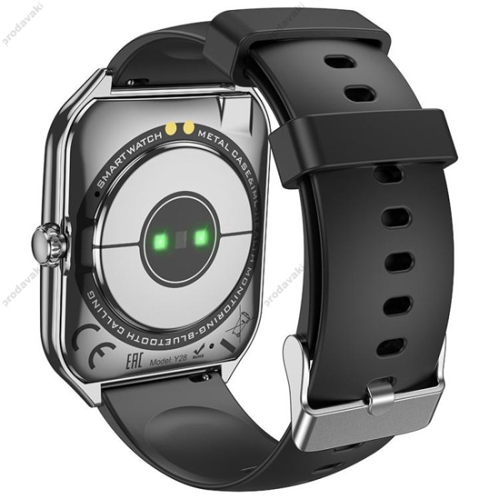 Смарт-годинник Smart HOCO Y28 AMOLED Smart sports watch (call version) Black