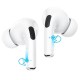 Бездротові Bluetooth навушники HOCO EW68 True wireless ANC+ENC noise cancelling BT 5.4 White