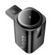 Бездротовий зарядний пристрій Hoco CQ20 Clever 3-in-1 desktop wireless fast charger Black