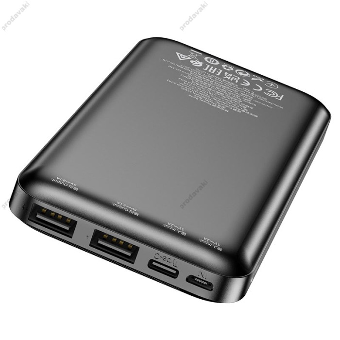 Повербанк портативний акумулятор Power bank BOROFONE BJ27 10000 mAh Black