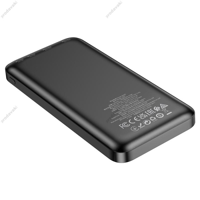 Повербанк портативний акумулятор Power bank BOROFONE BJ27 10000 mAh Black