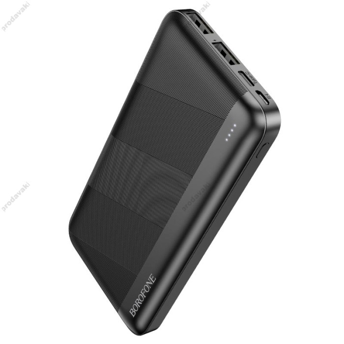Повербанк портативний акумулятор Power bank BOROFONE BJ27 10000 mAh Black