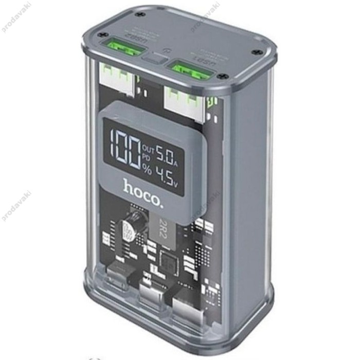 Повербанк портативний акумулятор Power bank Hoco J105 22.5W 10000 mAh Grey