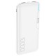Повербанк портативний акумулятор Power Bank Hoco J82 Easylink 10000 mAh White