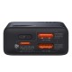 Повербанк портативний акумулятор Power bank Baseus Adaman2 Digital 30W 10000 mAh Black PPAD040101