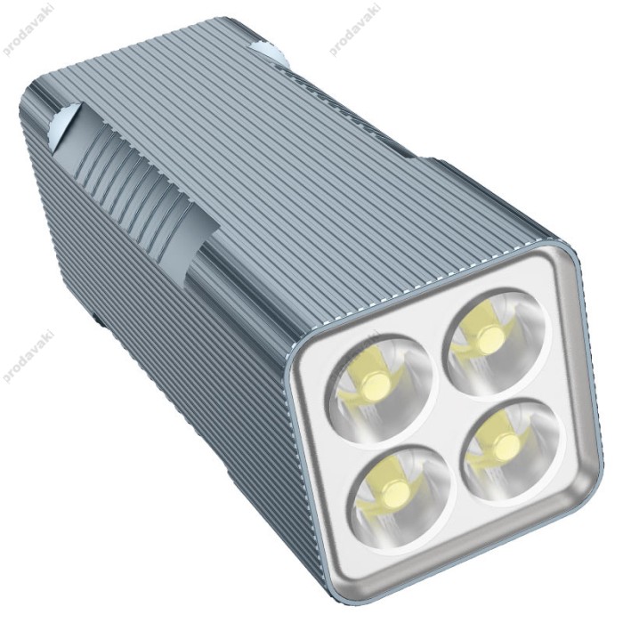 Повербанк портативний акумулятор Power Bank Hoco Q15 Flashlight 22.5W 10000 mAh Metal Grey