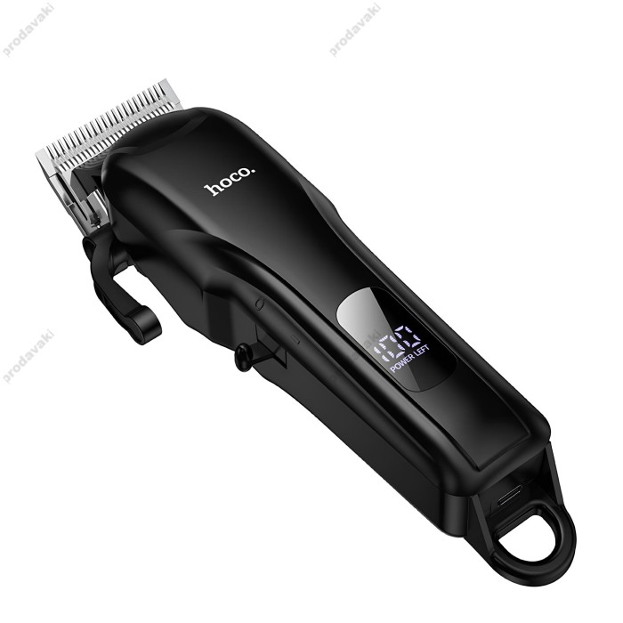 Машинка для стрижки волосся Hoco HP24 Electric hair clipper 200min LED Display Black