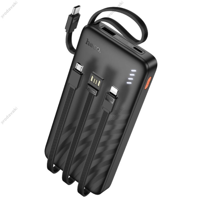 Повербанк портативний акумулятор Power bank Hoco J146 Night tide 10000 mAh Black