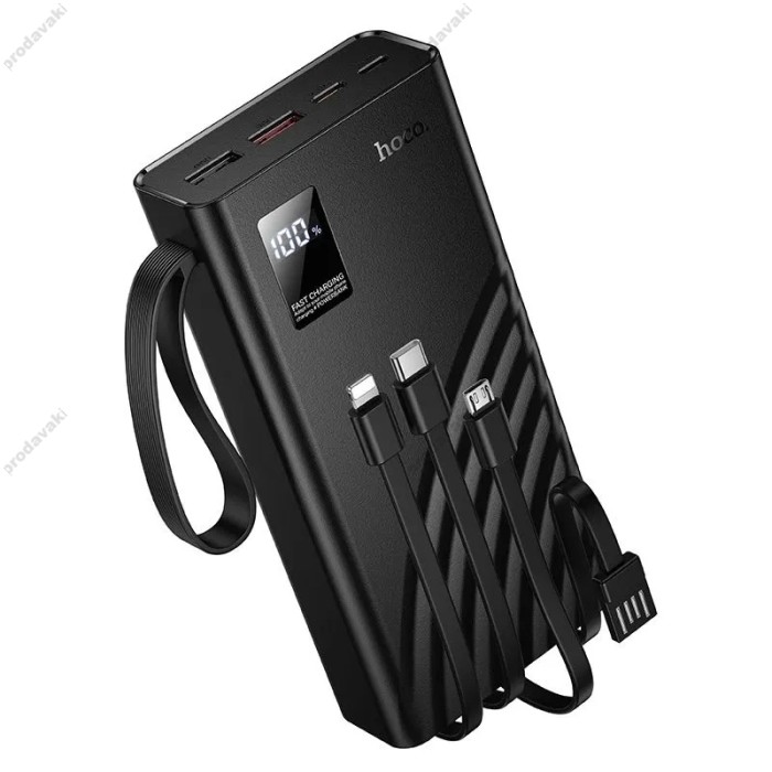 Повербанк портативний акумулятор Power bank Hoco J155 Shine 22.5W 20000 mAh Black