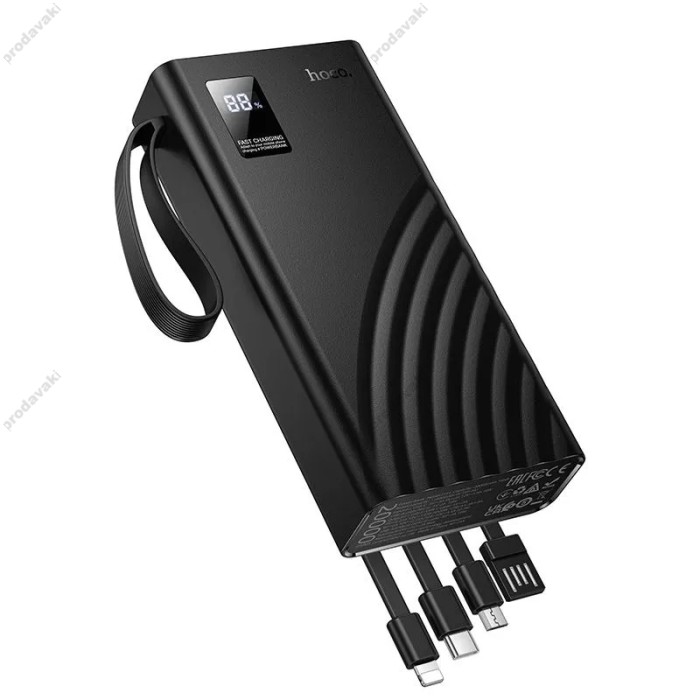 Повербанк портативний акумулятор Power bank Hoco J155 Shine 22.5W 20000 mAh Black