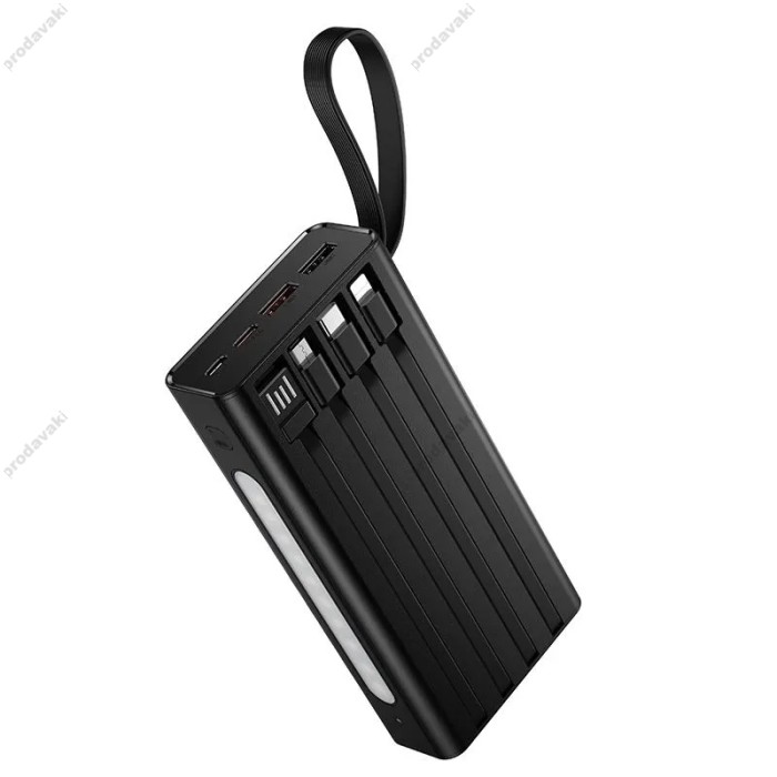 Повербанк портативний акумулятор Power bank Hoco J155 Shine 22.5W 20000 mAh Black