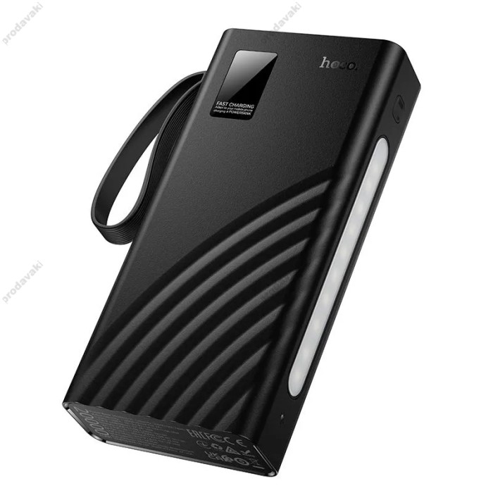 Повербанк портативний акумулятор Power bank Hoco J155 Shine 22.5W 20000 mAh Black