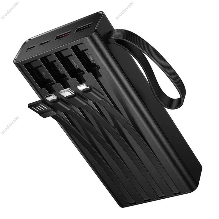 Повербанк портативний акумулятор Power bank Hoco J155 Shine 22.5W 20000 mAh Black