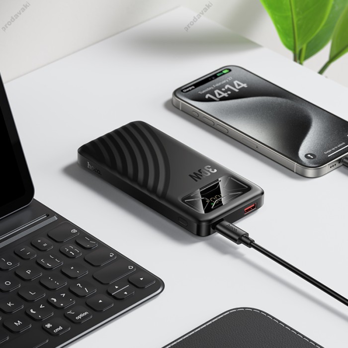 Повербанк портативний акумулятор Power Bank Hoco Q42 VAST PD 30W 10000 mAh Black