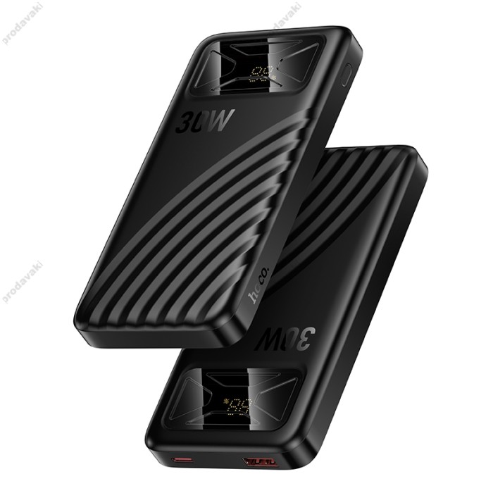 Повербанк портативний акумулятор Power Bank Hoco Q42 VAST PD 30W 10000 mAh Black