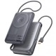 Повербанк портативний акумулятор Power Bank Hoco Q43 Clever MagSafe магнітний 20W 10000 mAh Metal Gray