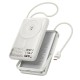 Повербанк портативний акумулятор Power Bank Hoco Q43 Clever MagSafe магнітний 20W 10000 mAh Silver