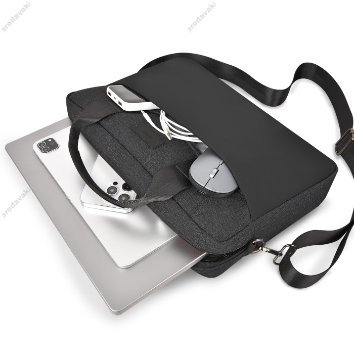 Сумка WiWU Minimalist Laptop Bag Pro для MacBook ноутбука планшета 13"-14.2" Black