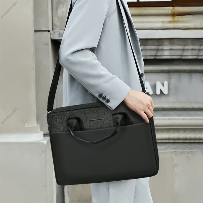Сумка WiWU Minimalist Laptop Bag Pro для MacBook ноутбука планшета 13"-14.2" Black