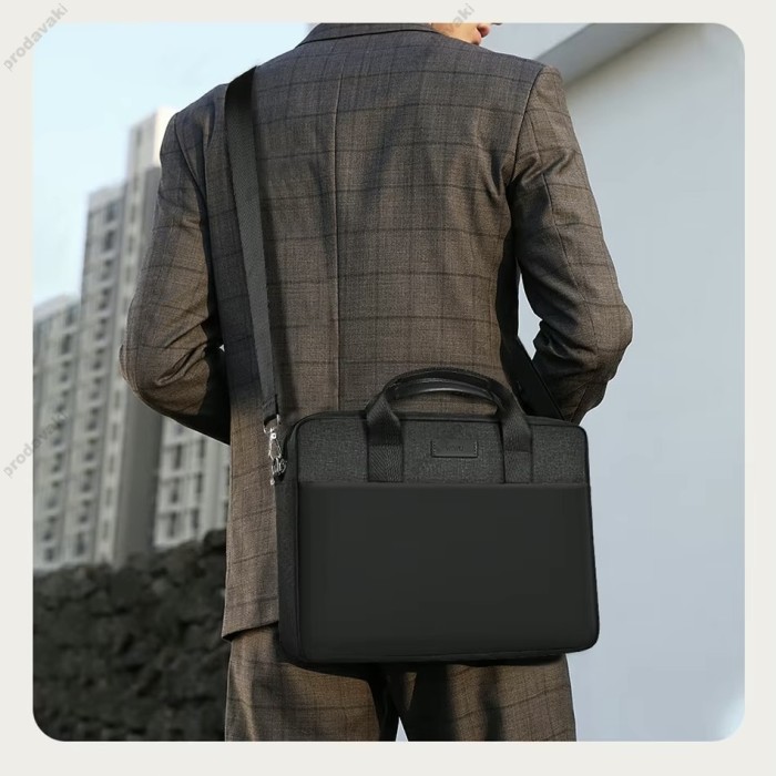 Сумка WiWU Minimalist Laptop Bag Pro для MacBook ноутбука планшета 13"-14.2" Black