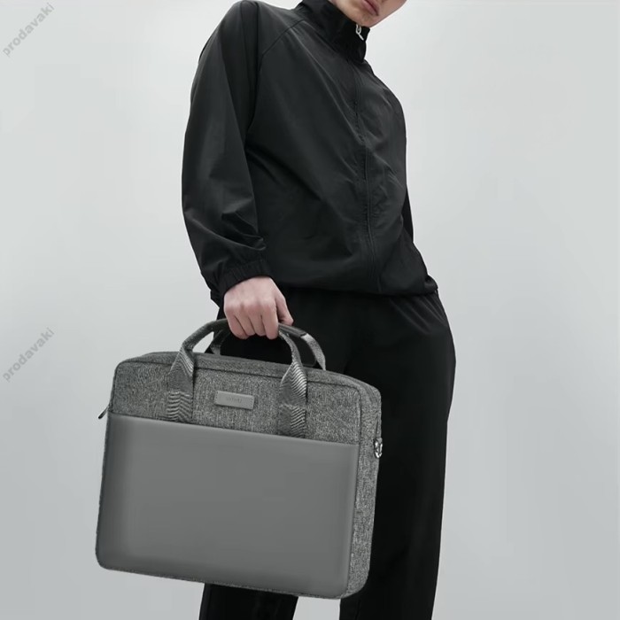 Сумка WiWU Minimalist Laptop Bag Pro для MacBook ноутбука планшета 13"-14.2" Gray