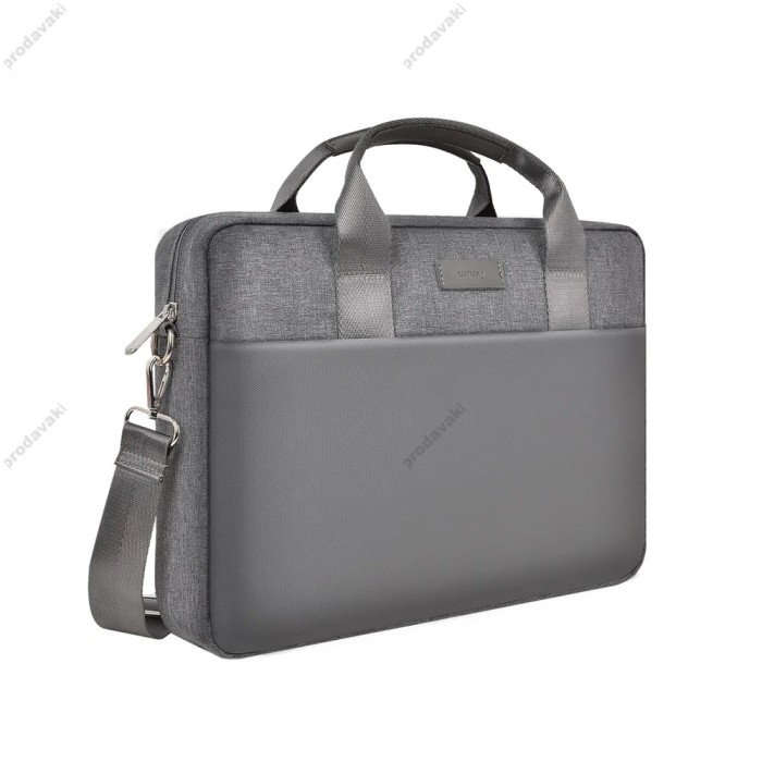 Сумка WiWU Minimalist Laptop Bag Pro для MacBook ноутбука планшета 13"-14.2" Gray