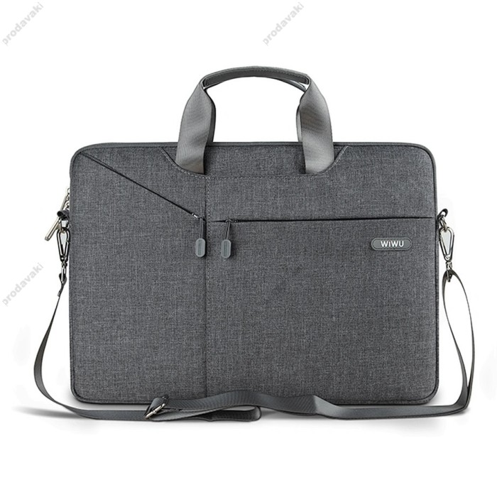 Сумка WiWu City Commuter Bag для MacBook ноутбука планшета 13"-14.2" Grey