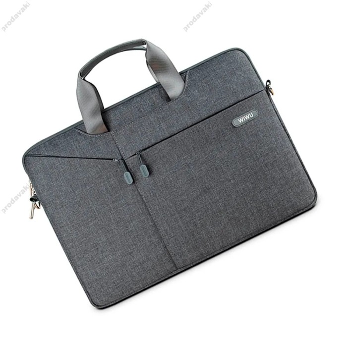Сумка WiWu City Commuter Bag для MacBook ноутбука планшета 13"-14.2" Grey