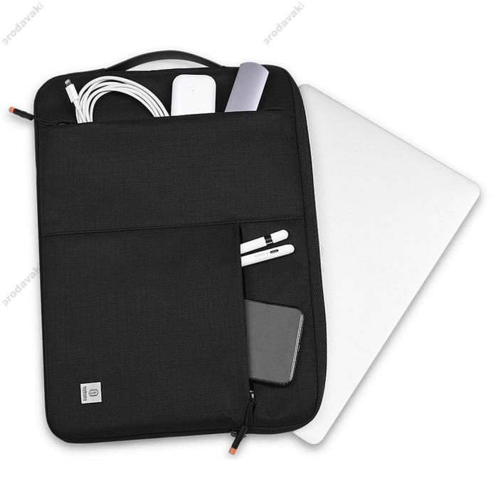 Сумка WIWU Alpha Slim Sleeve Bag для MacBook ноутбука планшета 13"-14.2" Black