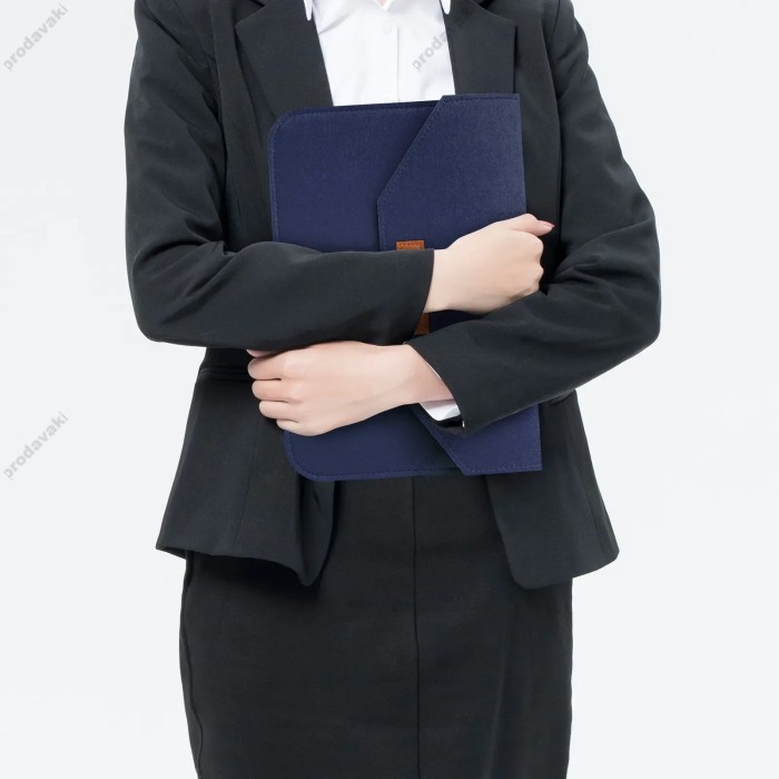 Чохол - конверт із повсті ZAMAX для MacBook ноутбука планшета 13"-14.2" Midnight Blue