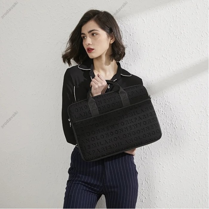 Сумка WiWU Cosmo Laptop Slim Bag для MacBook ноутбука планшета 13"-14.2" Black