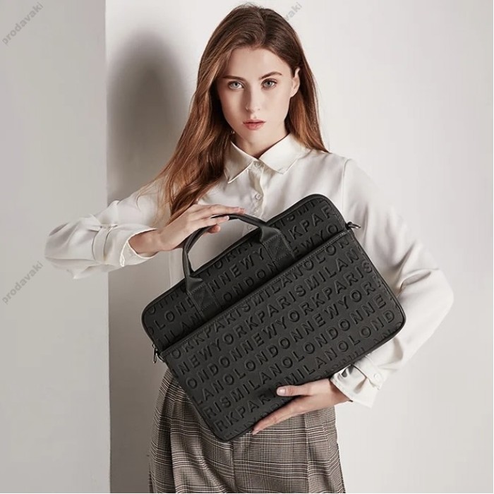 Сумка WiWU Cosmo Laptop Slim Bag для MacBook ноутбука планшета 13"-14.2" Grey