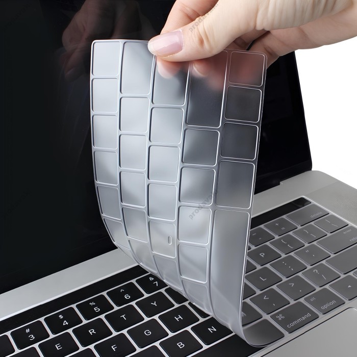 Силіконова накладка WiWU Keyboard Protector на клавіатуру MacBook New Pro 15" (2016-2019) US Прозора