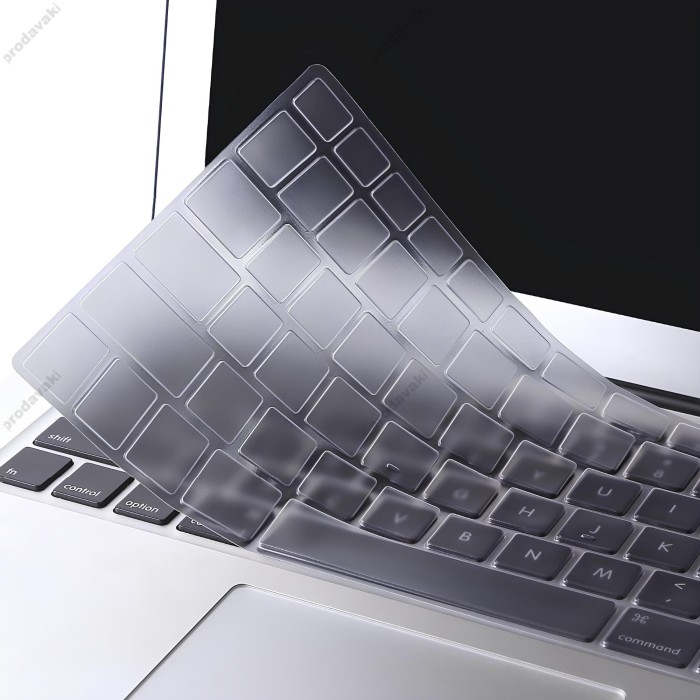 Силіконова накладка WiWU Keyboard Protector на клавіатуру MacBook New Pro 15" (2016-2019) US Прозора