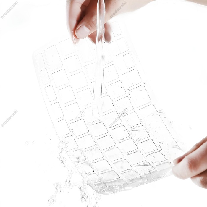 Силіконова накладка WiWU Keyboard Protector на клавіатуру MacBook New Pro 15" (2016-2019) US Прозора