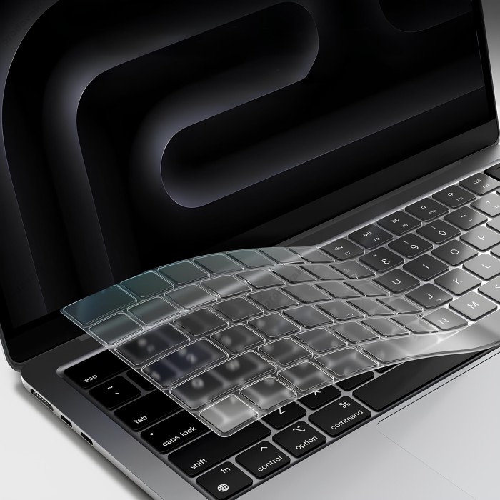 Силіконова накладка WiWU Keyboard Protector на клавіатуру MacBook New Pro 15" (2016-2019) US Прозора
