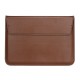 Чохол-конверт-підставка xVibe Leather PU для MacBook ноутбука планшета 13"-14.2" Brown
