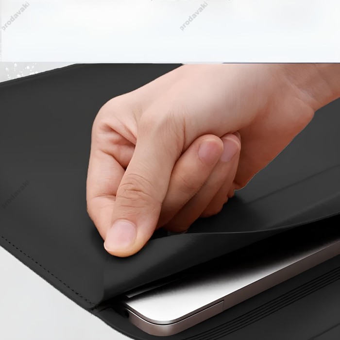 Чохол-конверт WiWU Skin Pro II PU Leather для MacBook New Pro 16.2" 2021-2026 Black