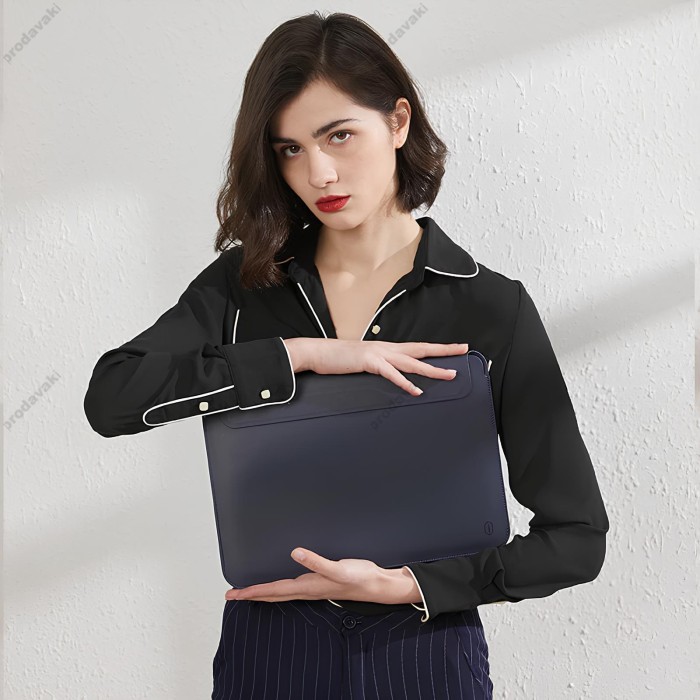 Чохол-конверт WiWU Skin Pro II для MacBook ноутбука планшета до 12" Blue