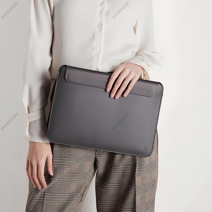 Чохол-конверт WiWU Skin Pro II для ноутбука MacBook планшета до 12" Grey