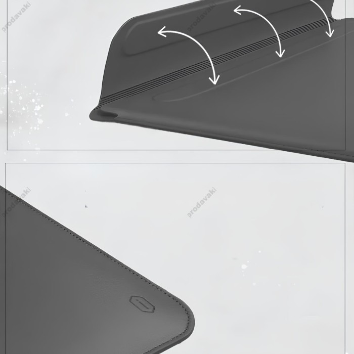 Чохол-конверт WiWU Skin Pro II для ноутбука MacBook планшета до 12" Grey