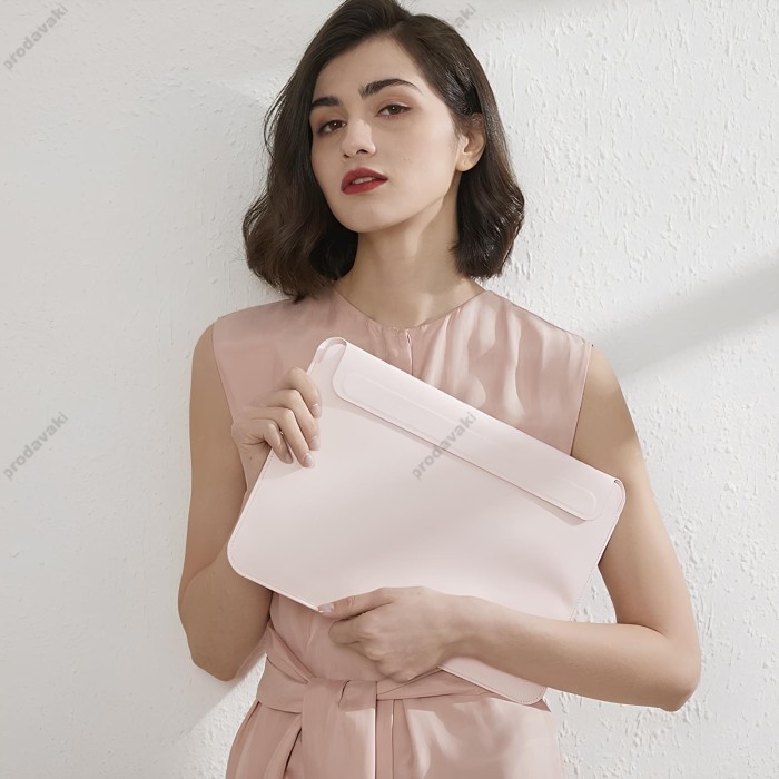 Чохол-конверт WiWU Skin Pro II для MacBook ноутбука планшета до 12" Pink