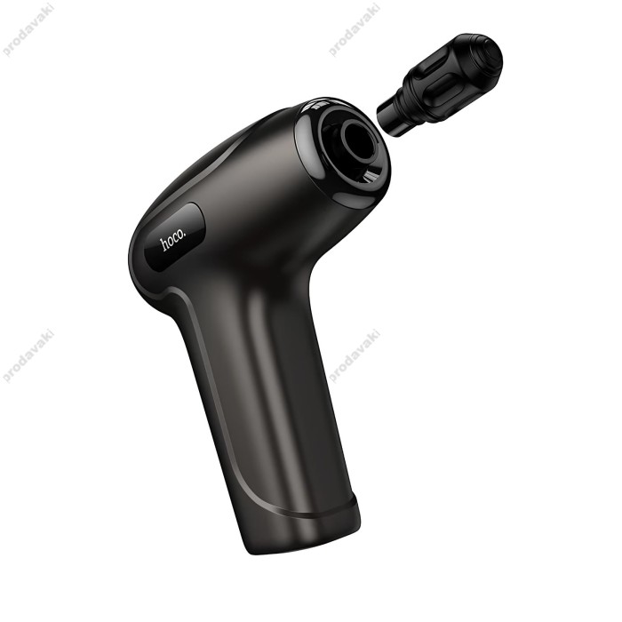 Фітнес-масажер для м'язів Hoco HP51 Electric mini silent fascia gun Black
